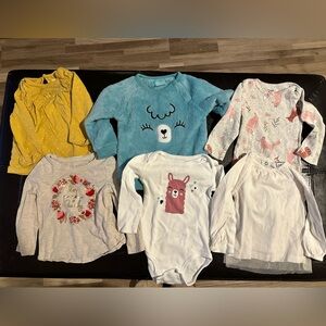 18m Baby Girl Bundle - Tops and Bottoms